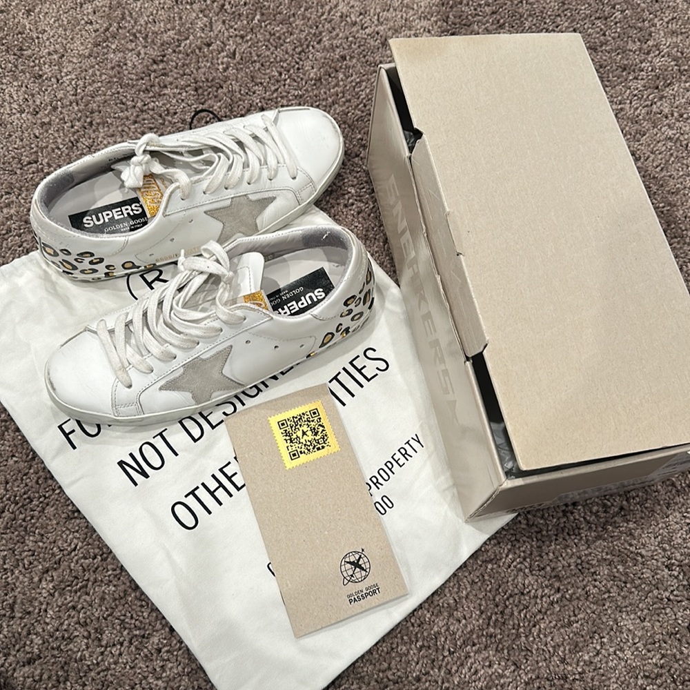 Golden Goose Superstar Leopard Low Top Sneakers - Picture 14 of 14